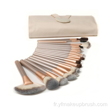 Brosse de maquillage professionnel Ensemble 24pcs logo personnalisé